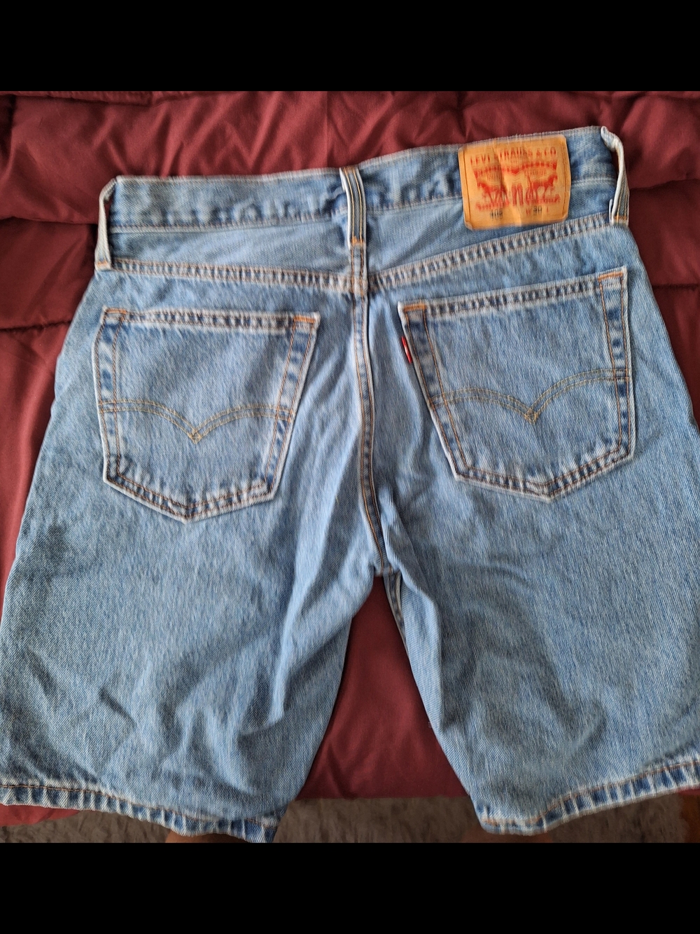 Levi's Light Blue Denim Shorts